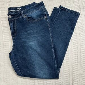 Seven7 Jeans, skinny, size 16, embellished pockets, casual, denim, spring